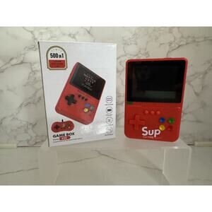 Game Box K35 500-in-1 Retro Handled Red Controller, Game System Only, NO remote